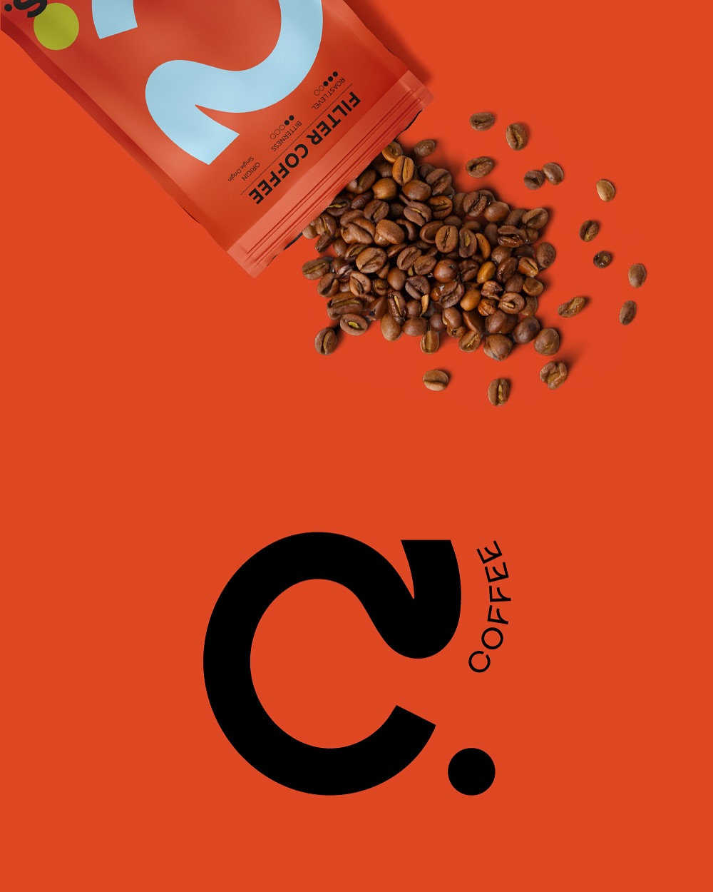 Coffee Beans and Bag